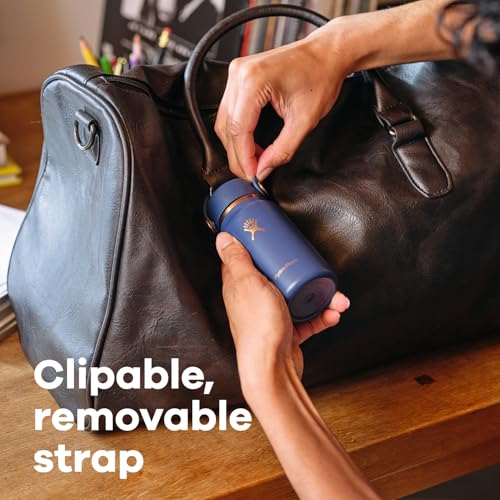 Micro Bottle Insulated Mini Leak Proof Flask for Purse or Pocket in 6.7 Oz Forest Green Arc (FOREST GREEN ARC)