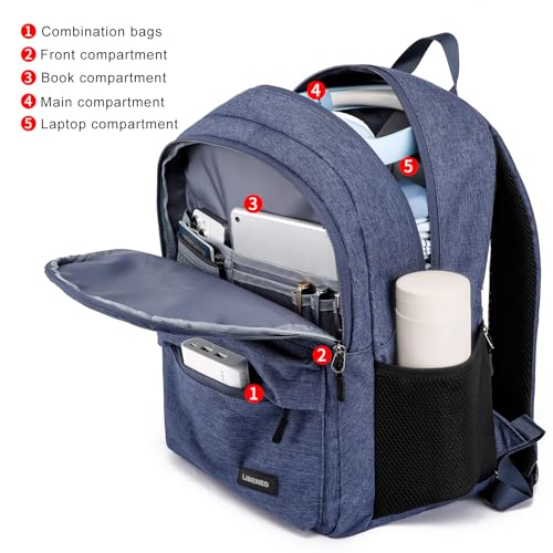 School backpack for Teen Boy (Blue / 15.6 Inch)