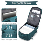 Large Travel Backpack For Women Men (45l / Peacock Blue)