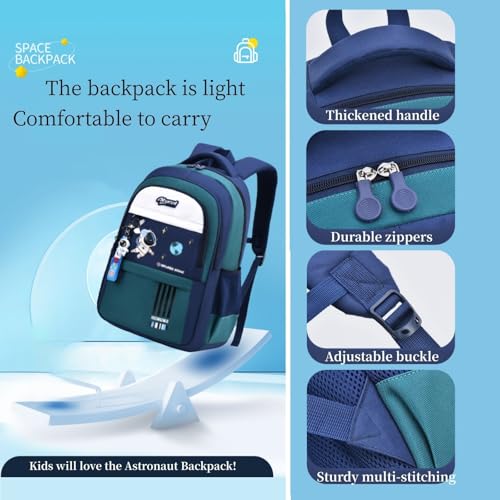 Astronaut space Backpack for Boys (Blue)