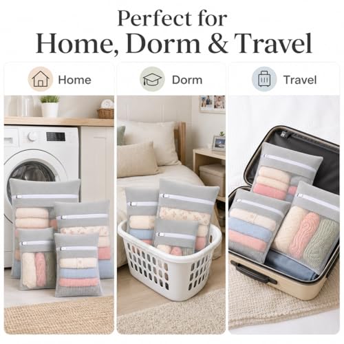 Gray 5 piece set in bags (Gray)