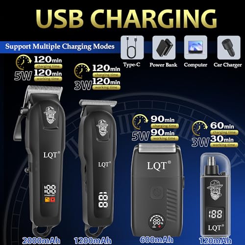 Hair Clippers for Men (Black)
