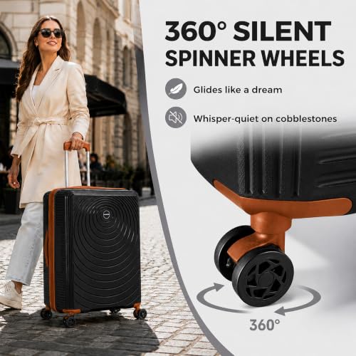 Luggage Sets 5 Piece (Black / 5 Piece Sets (21/25/29/Db/Tb))