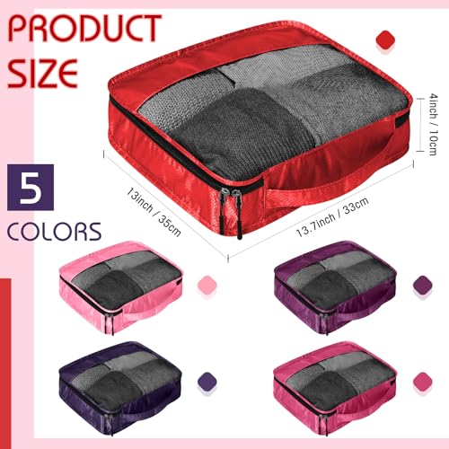 Packing Cubes for Suitcase Large Organizer Bags (Purple / Medium)