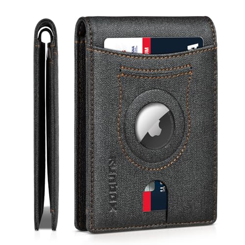 AirTag Wallet (Fabric Textured Black)