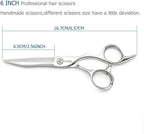 Hair Cutting Scissors Sharp to Cut Hair Cutting Shears Professional Haircut 6 Inch 440c for hairdresser or home use KINSARO for Hairdresser Barber or Home Use