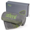 100% Cotton Quick Dry Large Travel Towel (Grey Large)
