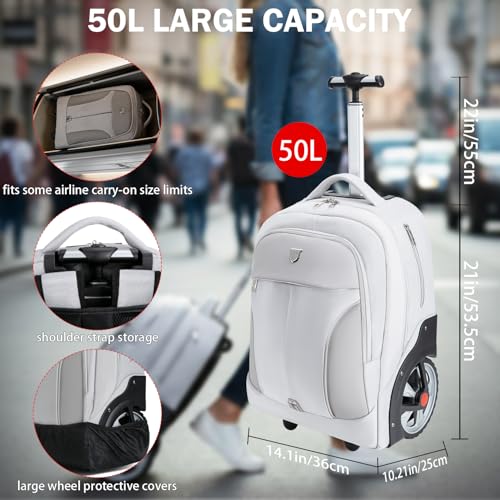 Rolling Backpack (Grey / 20IN)