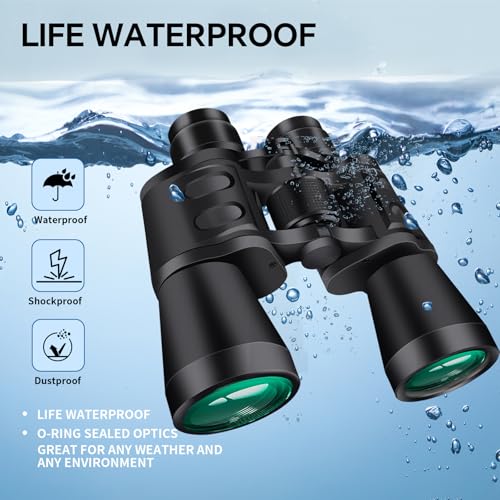 20X50 Binoculars for Adults High Powered (20x50 Black)