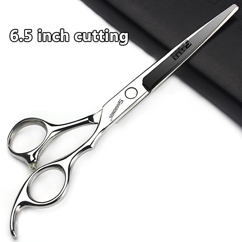 6.5 Inch Stainless Steel Professional Barber Scissors Hair Thinning Scissors Hairdresser or Home Hairdresser Variant (6.5 Inch-6pc)
