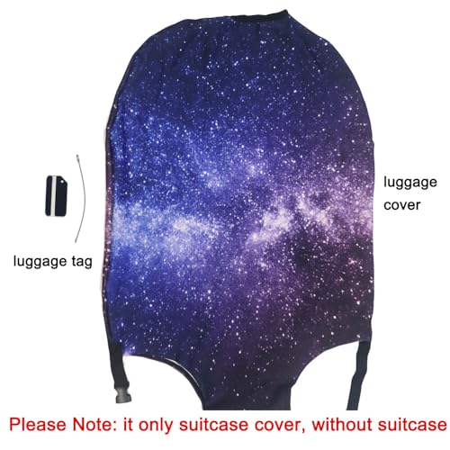 Thicker Travel Luggage Covers with Luggage Tag For Suitcase Tsa Approved (F2487 / L)