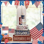 Tiered Tray Decor Set (Fireworks Independence Day)