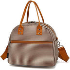 Insulated Lunch Bag With Shoulder Strap for Women (Coffee)