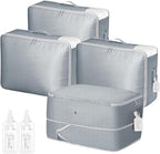 Comforter Storage Bag (Gray / 66L x 4 Pack)