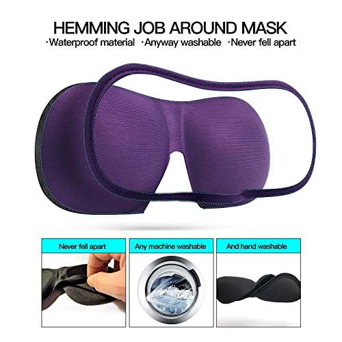 3D Eye mask for Sleeping (Black+gray)