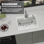 22x18 Inch Drop In Kitchen And Bar Sink (22x18 inch Stainless)