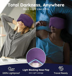 Luxury Bluetooth 5.4 Sleep Mask for Adults (Mauve)