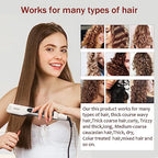 Hair Straightener with Steam (Black)
