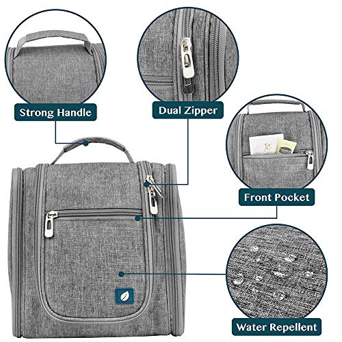 Toiletry Bag Travel Bag for Women Men (Grey / Standard (9x4x9))