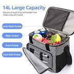 Insulated Lunch Bag (Grey / Large)