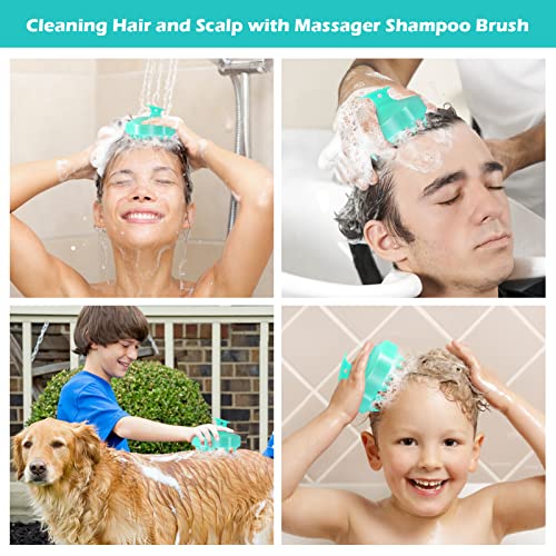 Hair Scalp Massager Shampoo Brush (Light Green)