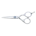 Cricket S2 Elite Series Shears 500 Professional Hair Cutting Scissors - 5-Inch Barber & Stylist Hair Scissors with Convex Edge Blades, Durable Swedish Steel, Leaf Spring Tension, Hand-Polished Finish