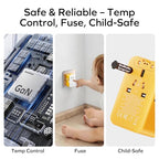 1 World Pocket Universal Travel Adapter (Lemon Yellow / 25W)