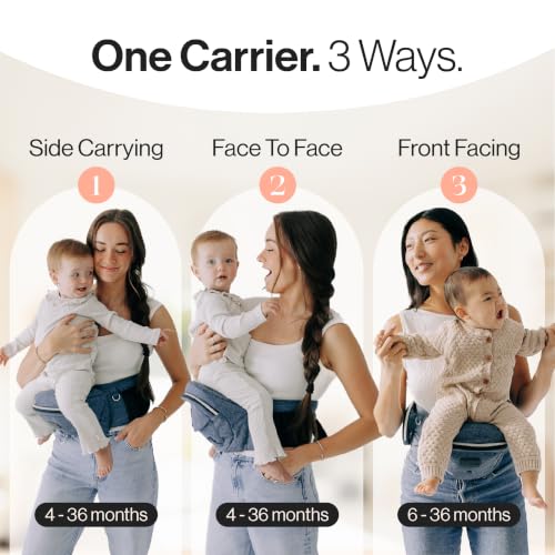 The Original Premium Quality Hip Seat Carrier (Chambray)