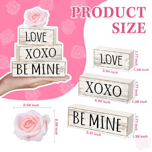 Tiered Tray Decor Set (White Rose)