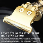 Professional Hair Clippers for Men Cordless, T-Blade & Copper Motor, Rechargeable Beard Trimmer with 3 Guards for Barber-Level Haircut & Trimming