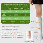 LEVSOX Compression Socks for Pregnant Women 20-30 mmHg Knee High Cute Funny - Image 5