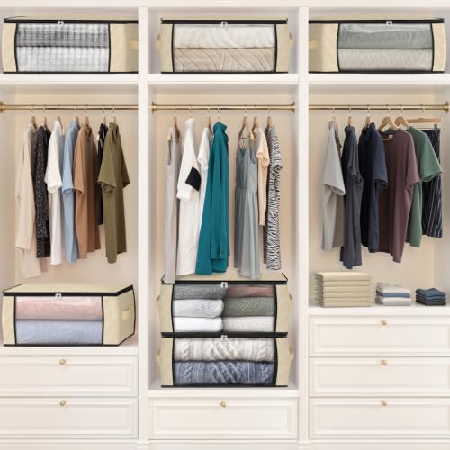 35L Closet Organizers (10 Pack-35l / Beige)
