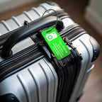 4PCS Personalized Luggage Tag (Green / Small)