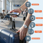 Luggage Scale Digital Suitcase Weight Scale for Travel (Silver)