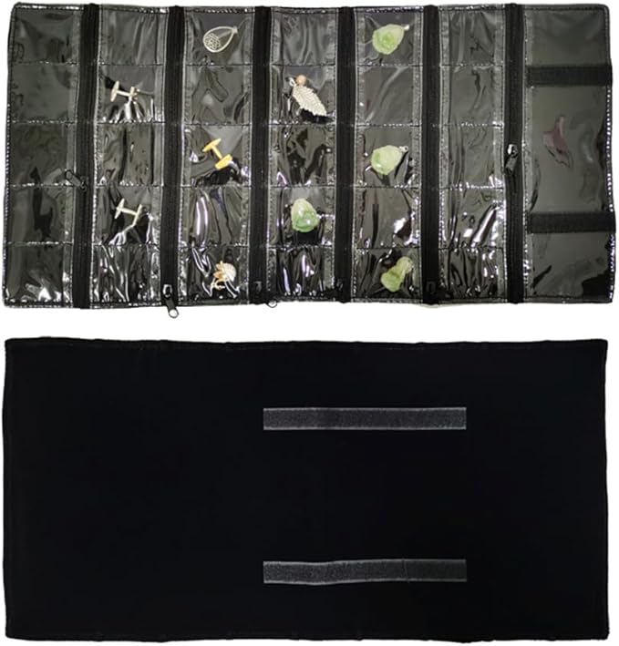 Travel Jewelry Roll Bag Portable Organizer Pouch - Image 2