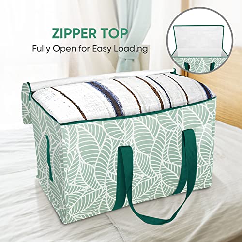2 Pack Oversized Moving Bags with Reinforced Handles (2-Pack / Antique Folidage)