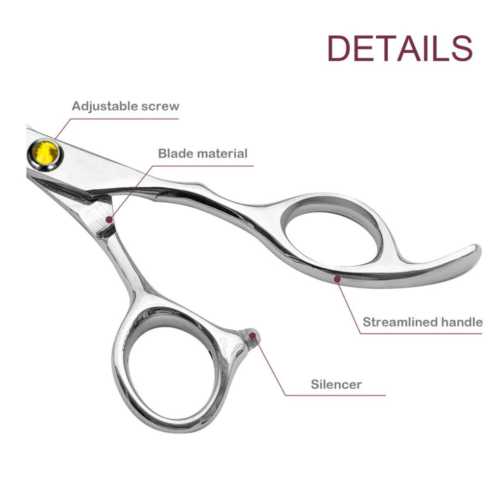 Professional Hair cutting Scissors 6.5 Inch Hair Shears for Women (White)
