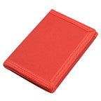 RFID Blocking Canvas Wallet for Men and Women (Red)
