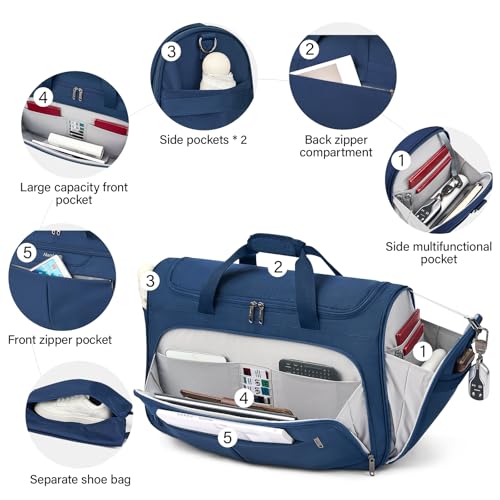 Carry On luggage Bags for Travel (Blue / Ultra Carry-On)