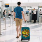 Travel Luggage Cover Suitcase Cover Protector Skins 18 (US-Area / M (for 22--24 inch luggage))