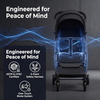 Portable Stroller with Automatic Fold (BLACK-X3)