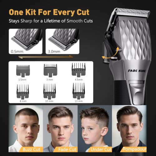 Hair Clippers for Men (Grayish Black)