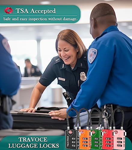 TSA Approved Luggage Locks (1.4*0.72*3.54 in / Army Green 2 Pack)