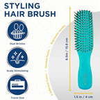 Gentle Blue Neon Mini Hair Brush (Small / Blue)