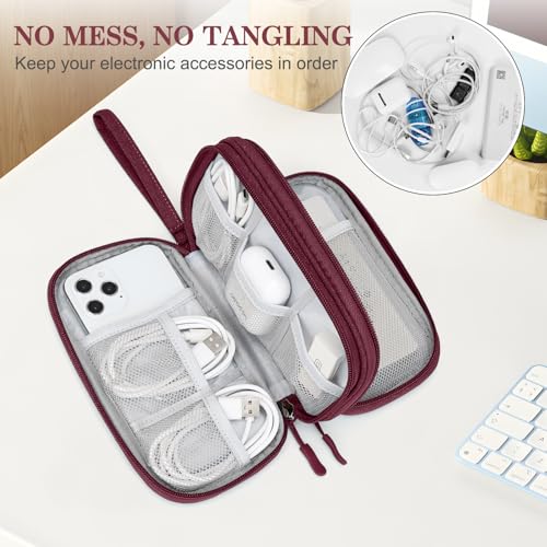 Electronic Organizer (7.5 x 4.3 x 2.2 inches / Wine Red)