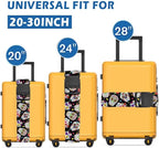 Luggage Straps for Suitcases Travel Belt Accessories, Cute Suitcase Strap - Image 3