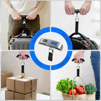 Luggage Scale Dr.meter Travel Essentials Luggage Weight Scale Backlight LCD (1 * Silver)
