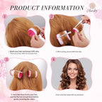 4 Sizes Hair Rollers for Women Self (Cherry Print)