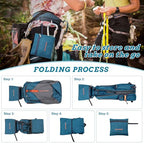 20L Small Hiking Backpack for Men Women Foldable Packable Back Pack Ultralight Hiking Daypack for Travel Camping Outdoor (Turquoise / 20L)