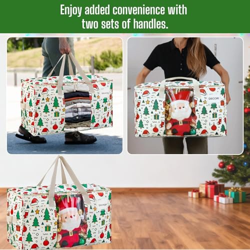 Moving Bags Christmas Storage Bags (Jingle Mix / 4 Pack)